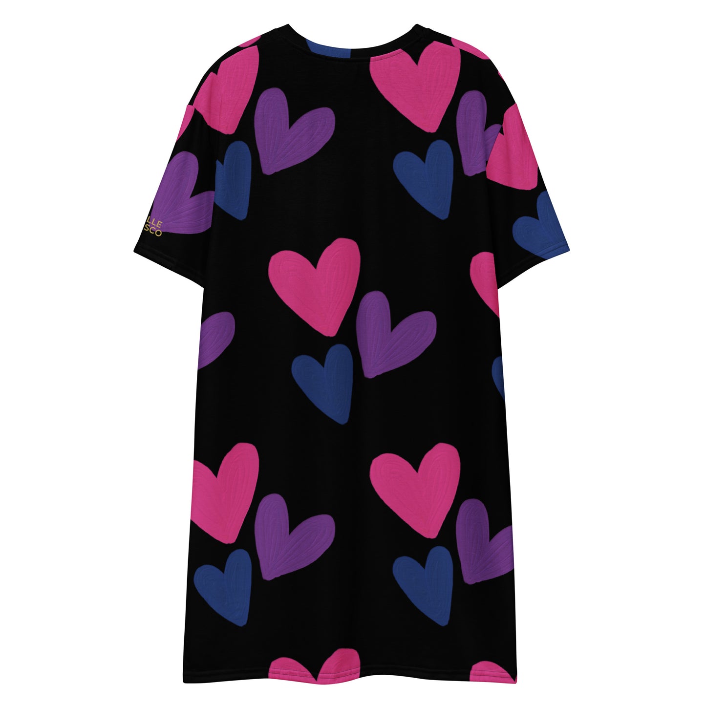 Triple Hearts T-shirt Dress