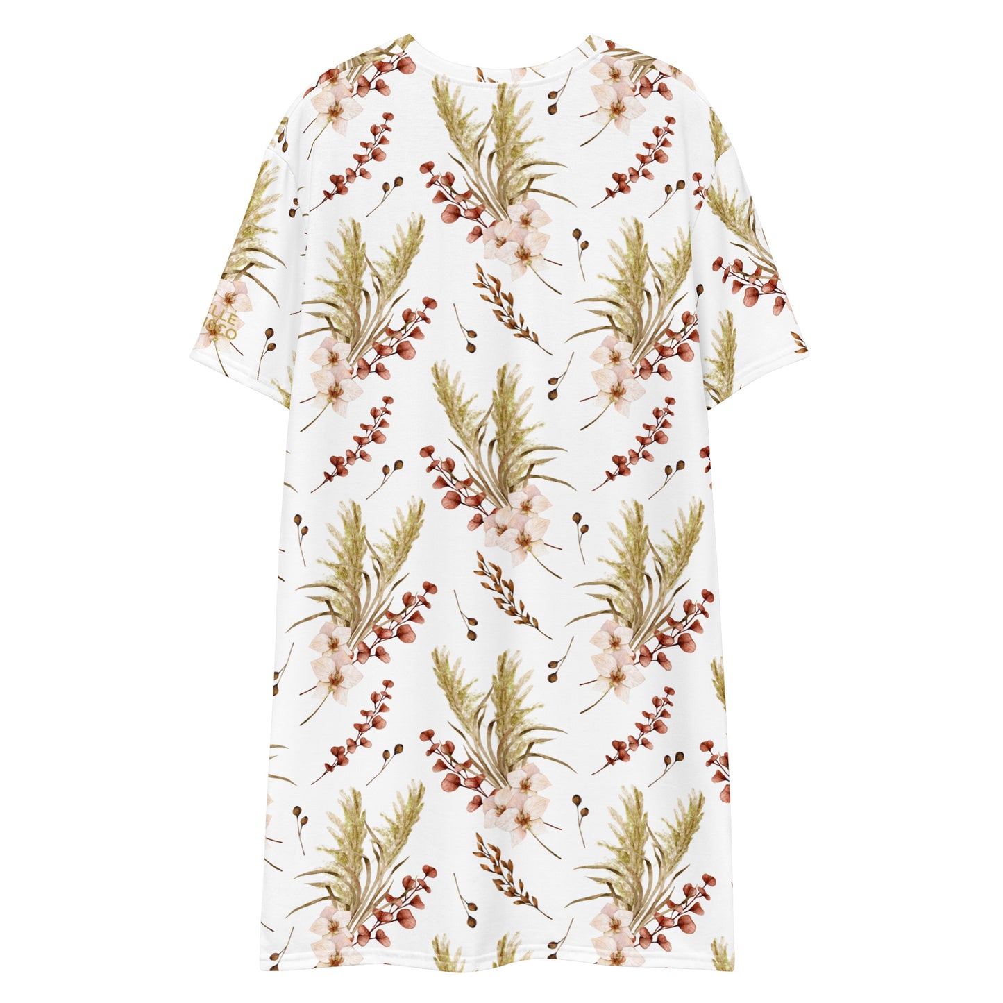 Rustic Spring T-shirt Dress