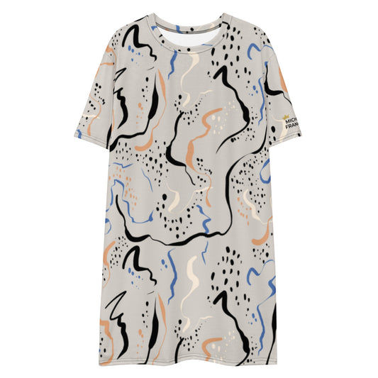Art T-shirt Dress - Michelle Francisco