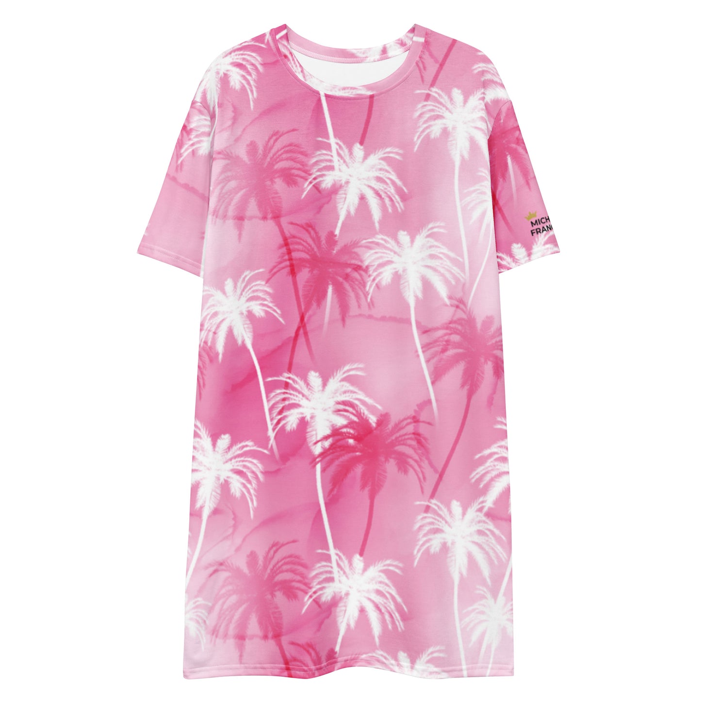 Pink Paradise T-shirt Dress