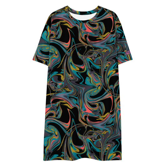 Happy Chaos T-shirt Dress - Michelle Francisco