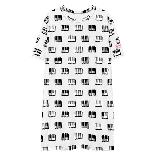 Piano T-shirt Dress - Michelle Francisco