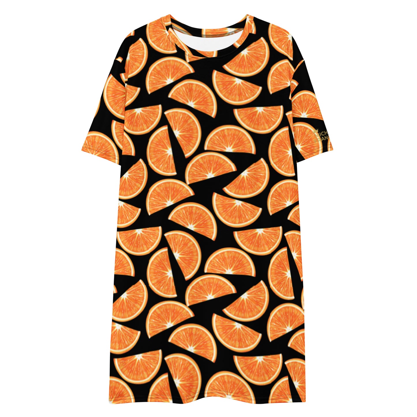 Orange Lover T-shirt Dress - Michelle Francisco
