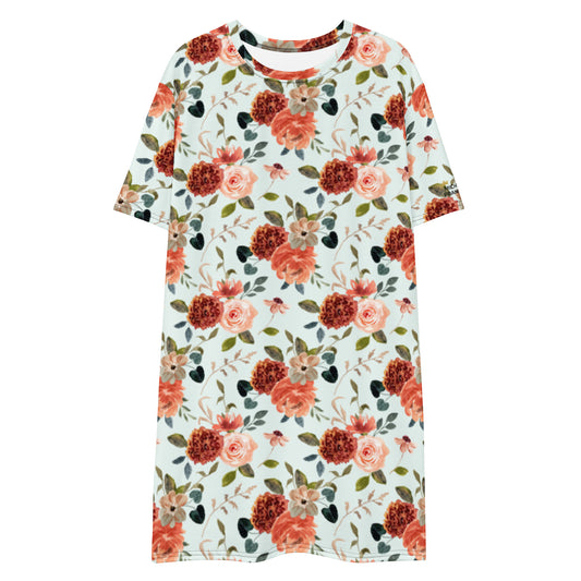 Flowers Vibe T-shirt Dress - Michelle Francisco