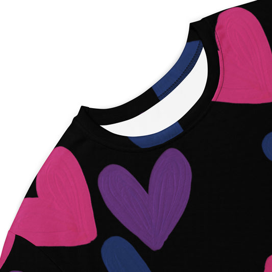 Triple Hearts T-shirt Dress