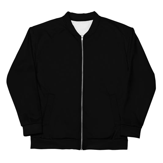 Black Bomber Jacket (Unisex) - Michelle Francisco