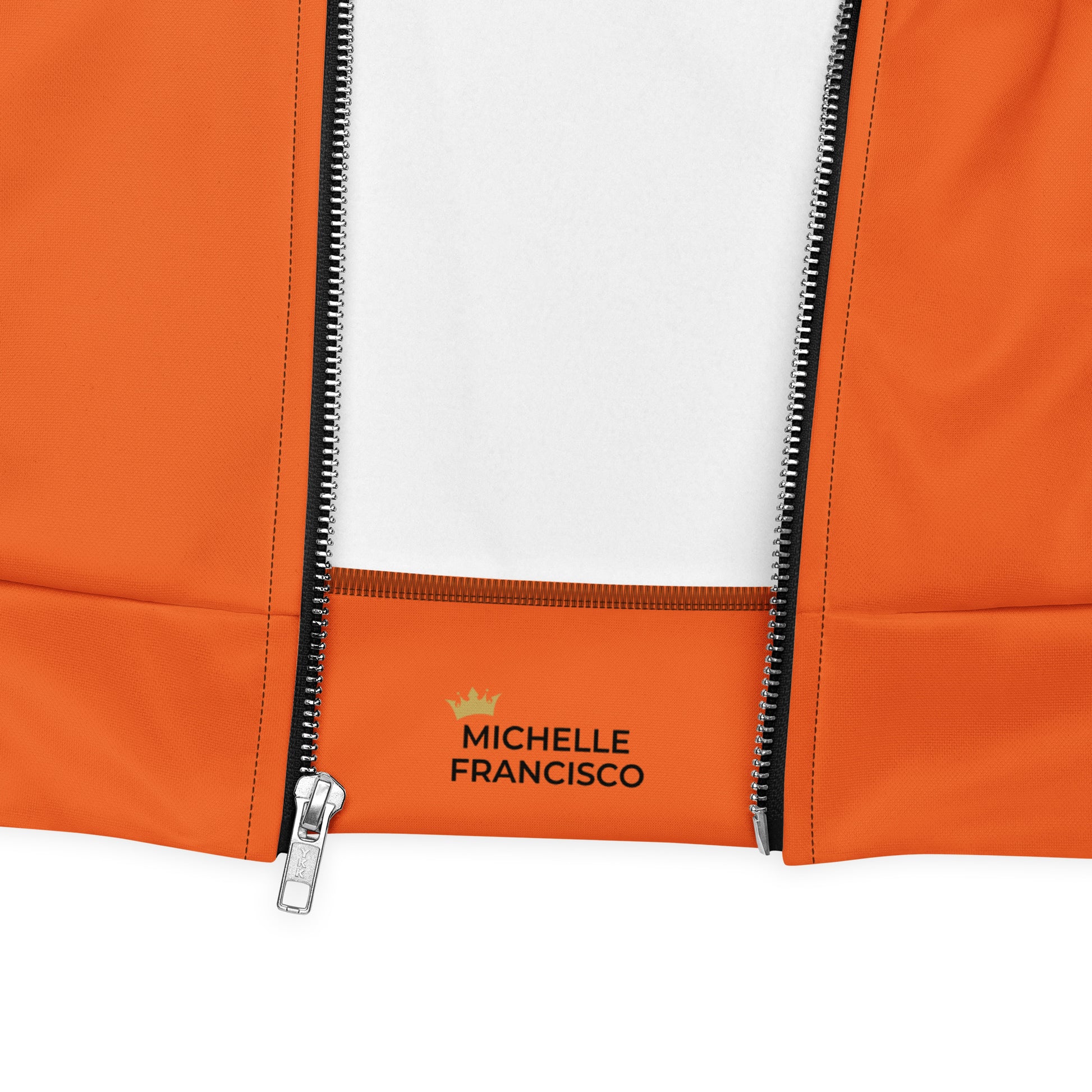 Orange Bomber Jacket (Unisex) - Michelle Francisco