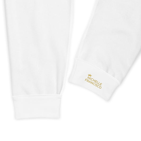 White Women's Joggers - Michelle Francisco