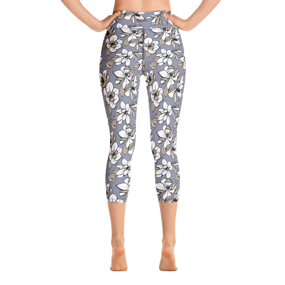Flower Lover Yoga Capri Leggings