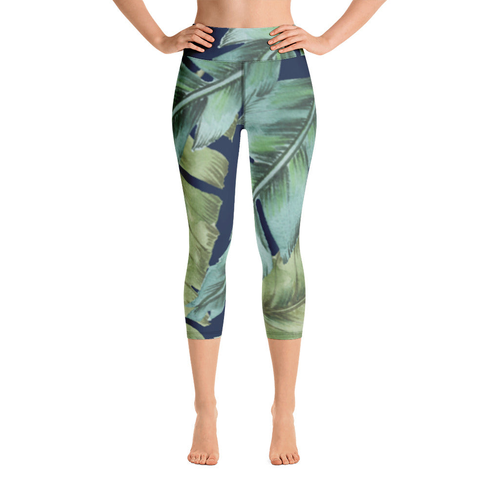 Nature Vibes Yoga Capri Leggings