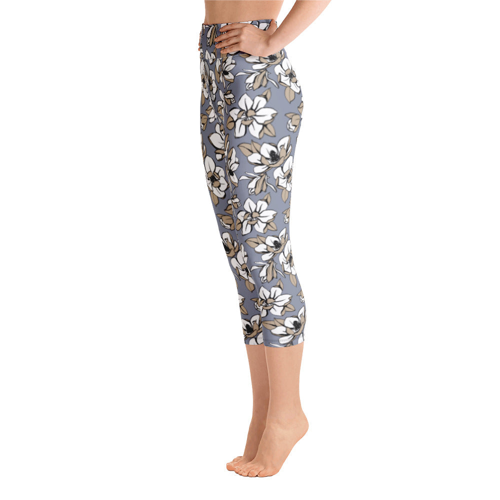 Flower Lover Yoga Capri Leggings