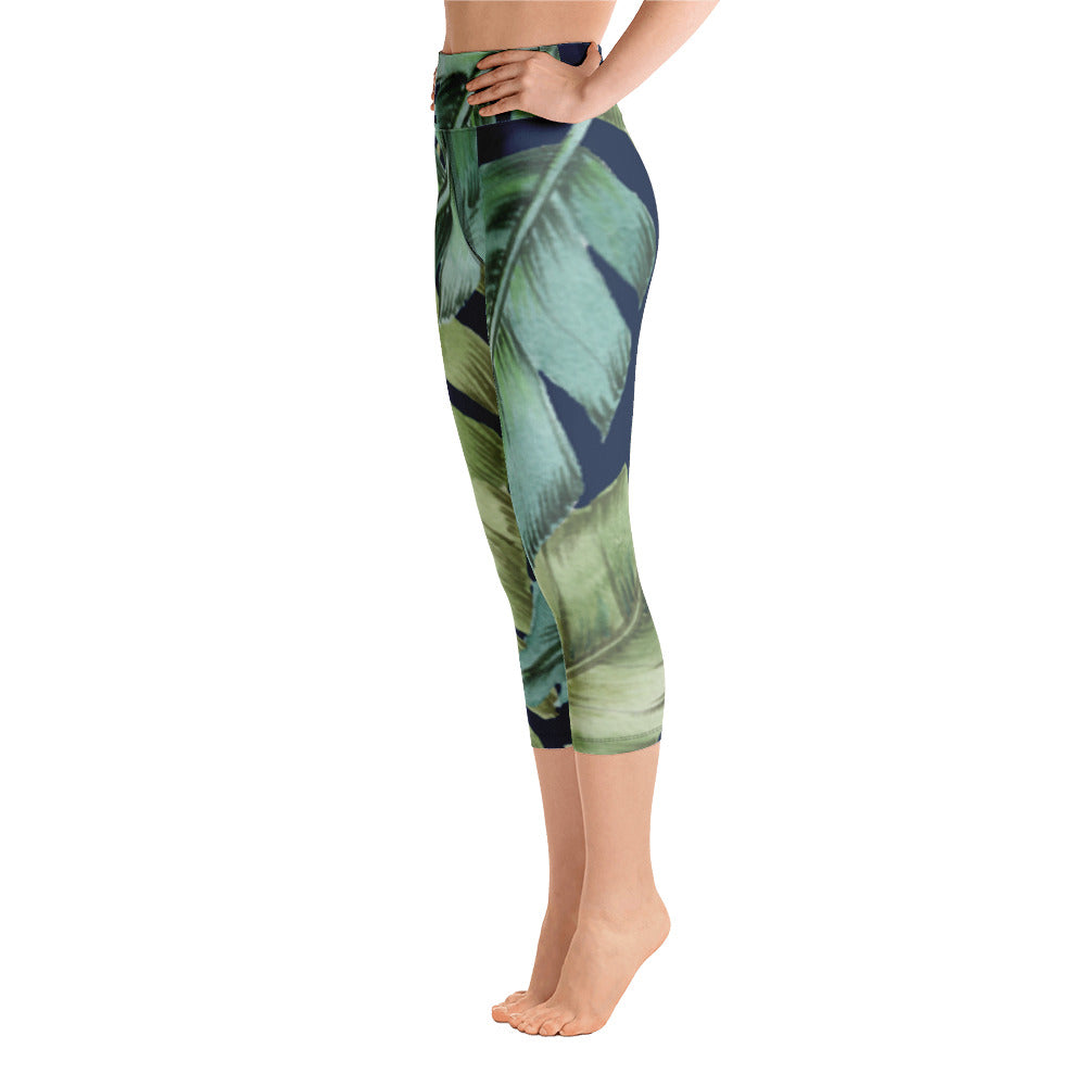 Nature Vibes Yoga Capri Leggings