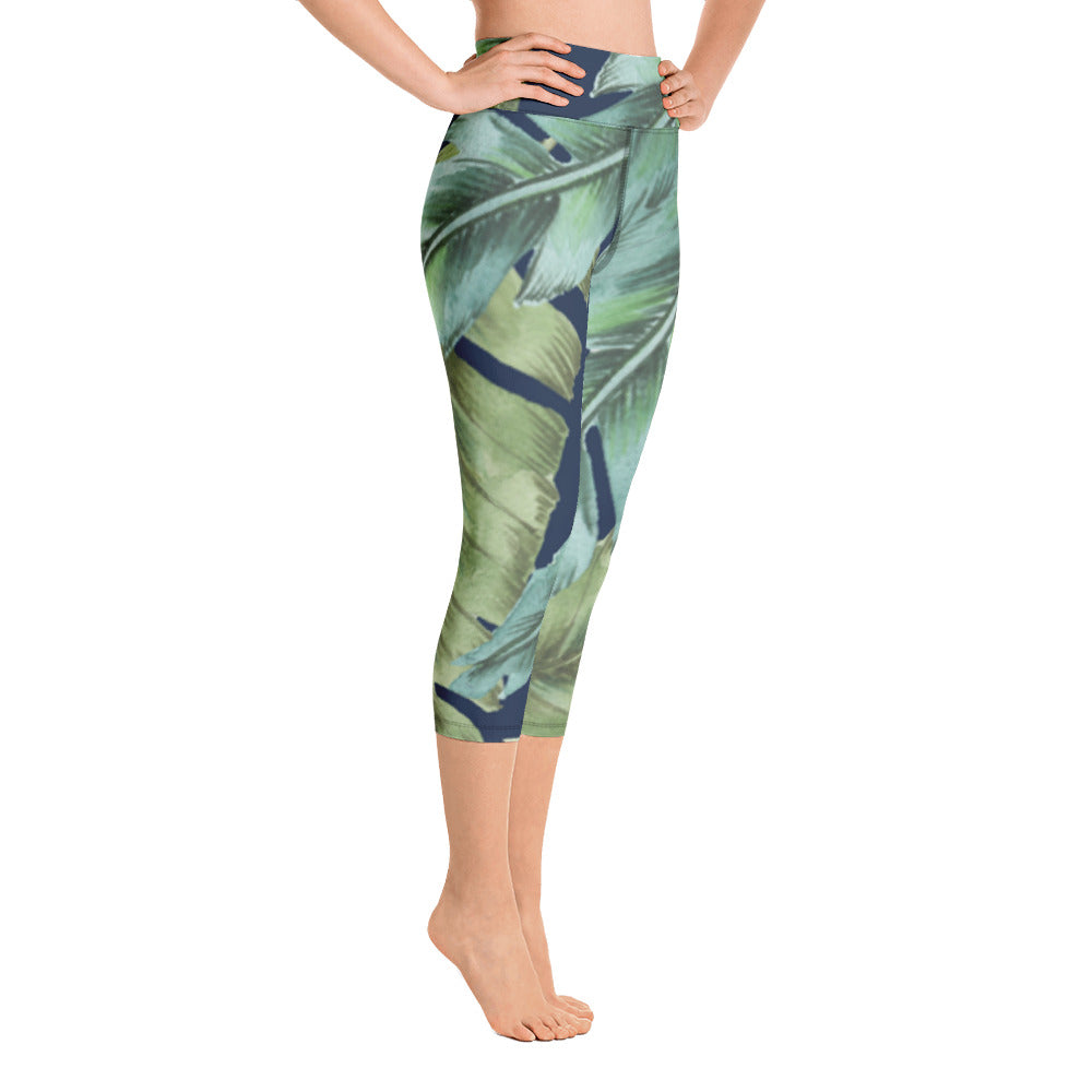 Nature Vibes Yoga Capri Leggings
