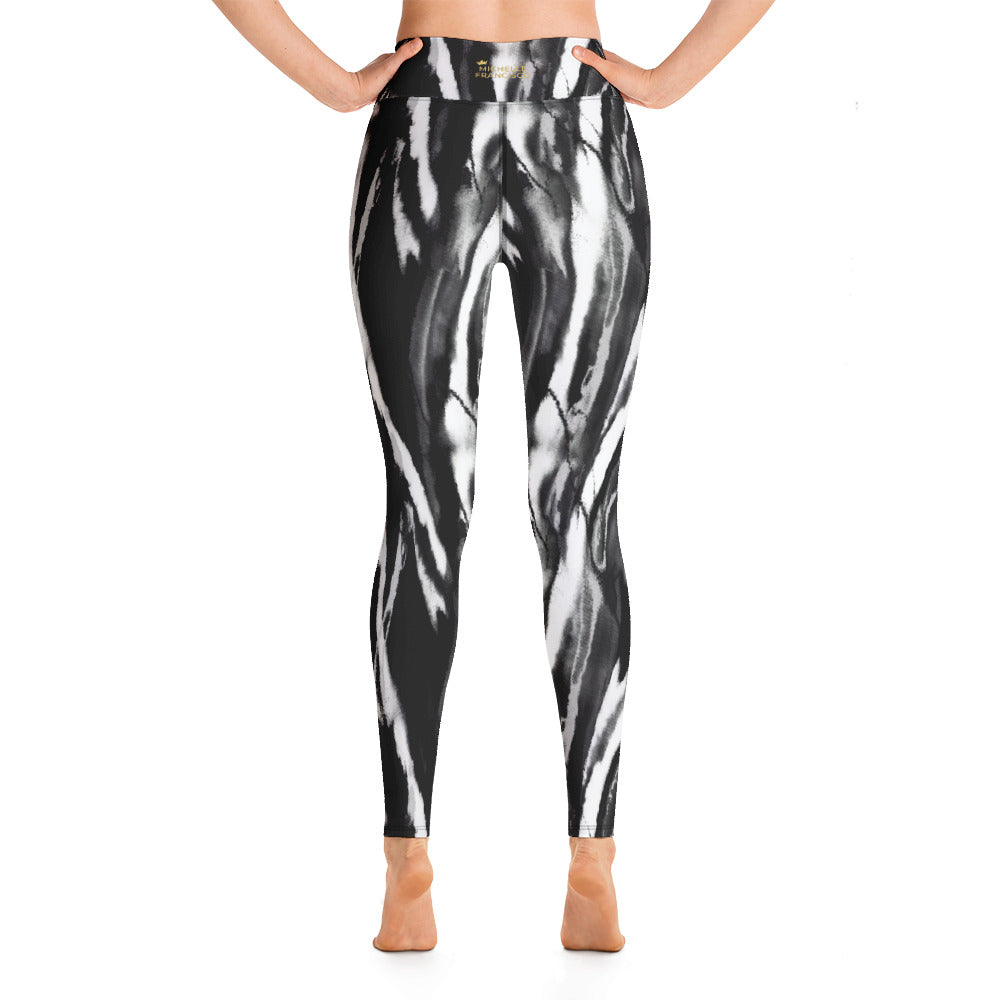 Black and White Yoga Leggings