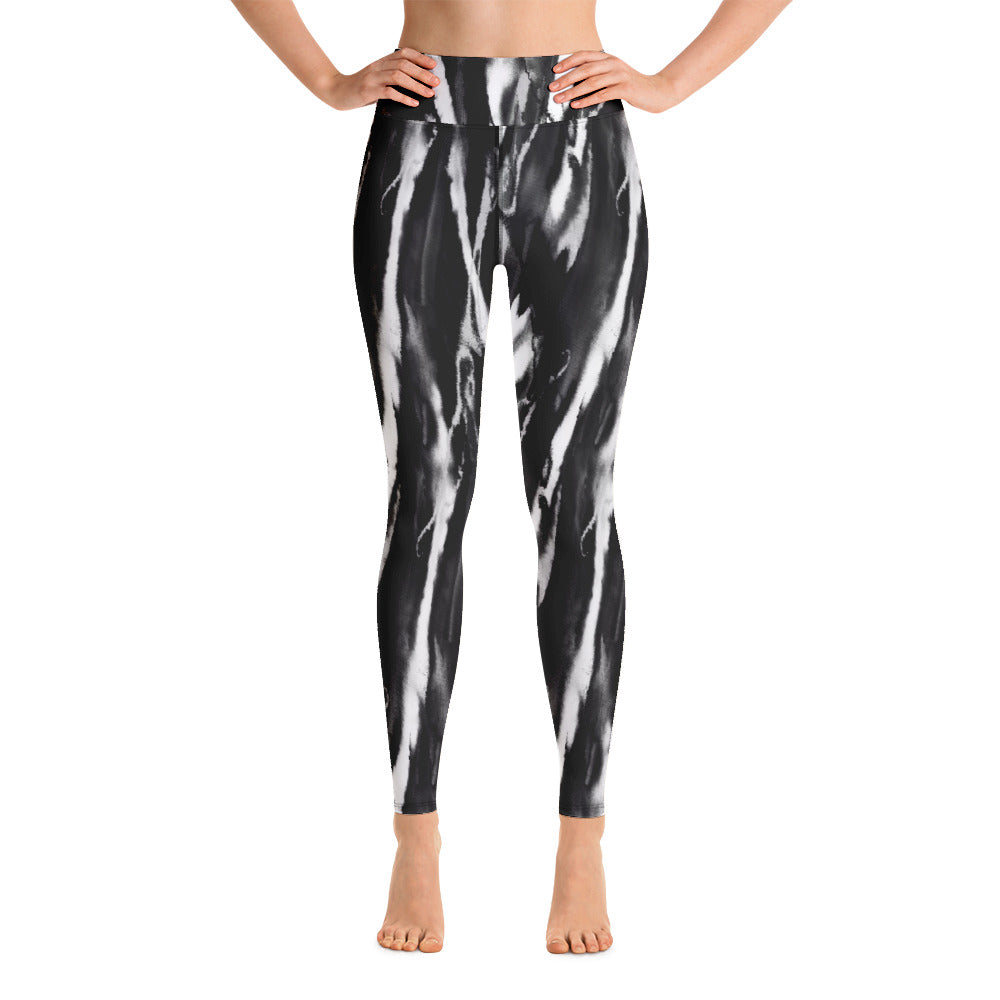 Black and White Yoga Leggings