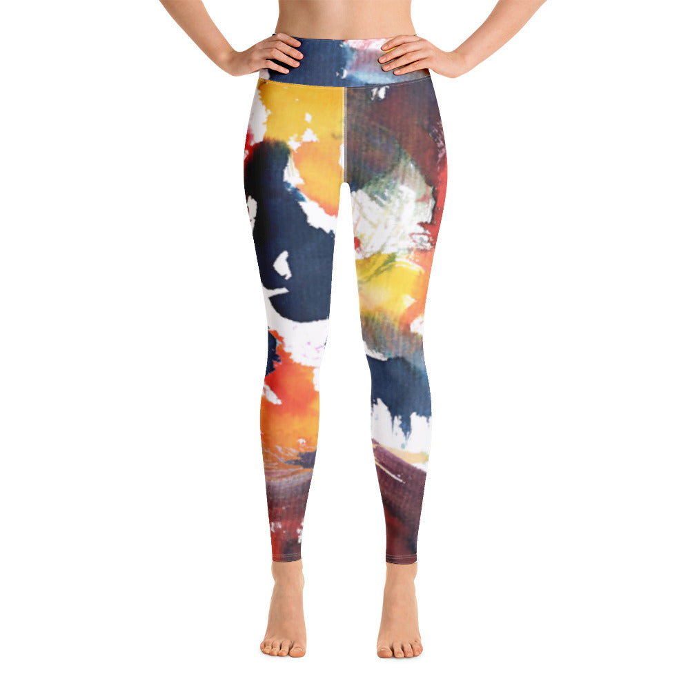 Too Much Art Yoga Leggings