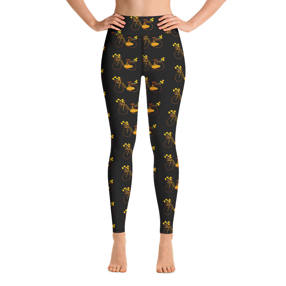 Bicycle Yoga Leggings