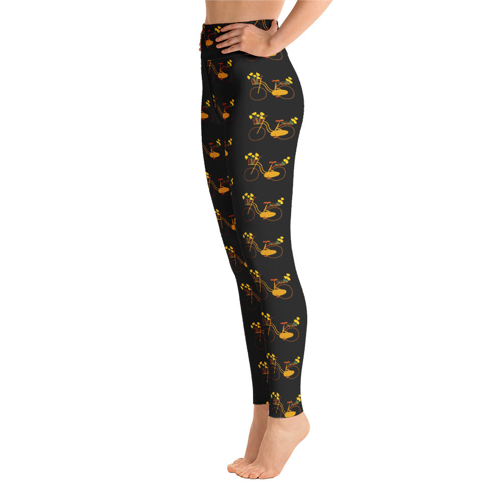 Bicycle Yoga Leggings