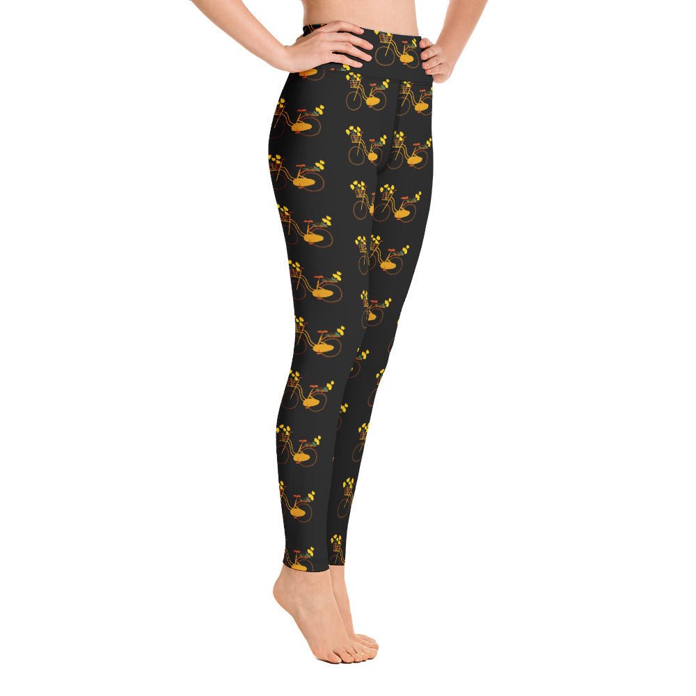 Bicycle Yoga Leggings