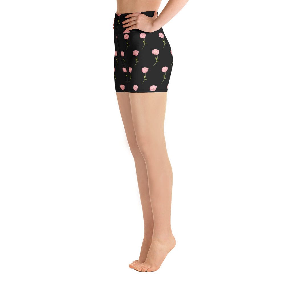 Give Me Flowers Yoga Shorts