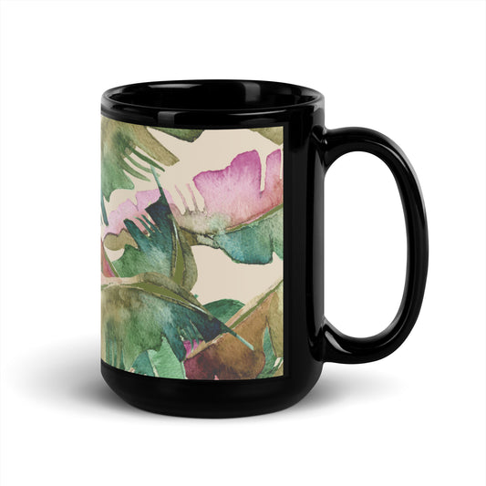 Summer Vibes Black Glossy Mug - Michelle Francisco