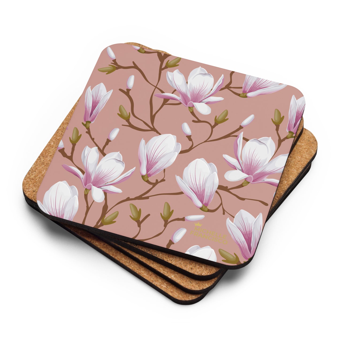 Old Vibes Cork-back Coaster