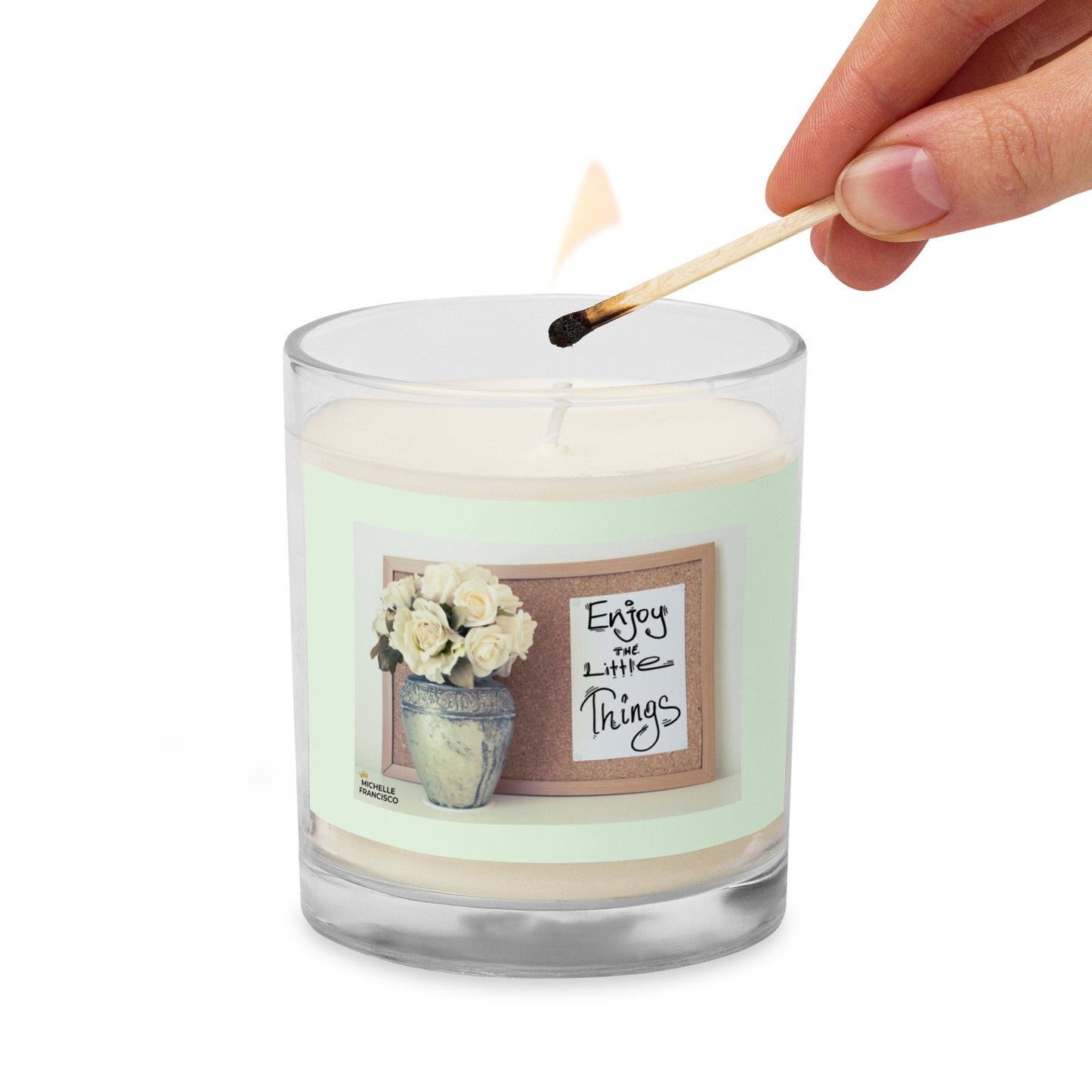 Enjoy Glass Jar Soy Wax Candle