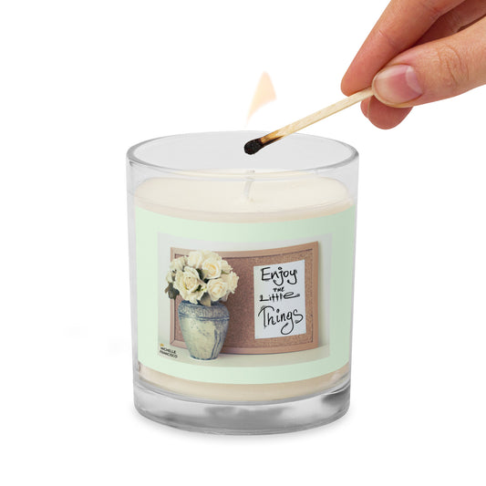 Enjoy Glass Jar Soy Wax Candle - Michelle Francisco