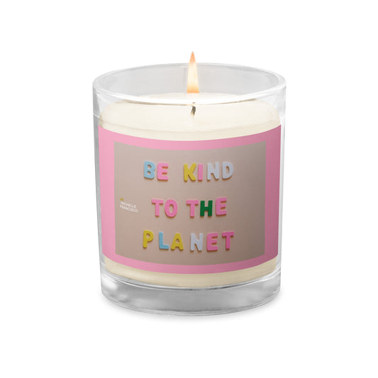 Planet Glass Jar Soy Wax Candle - Michelle Francisco
