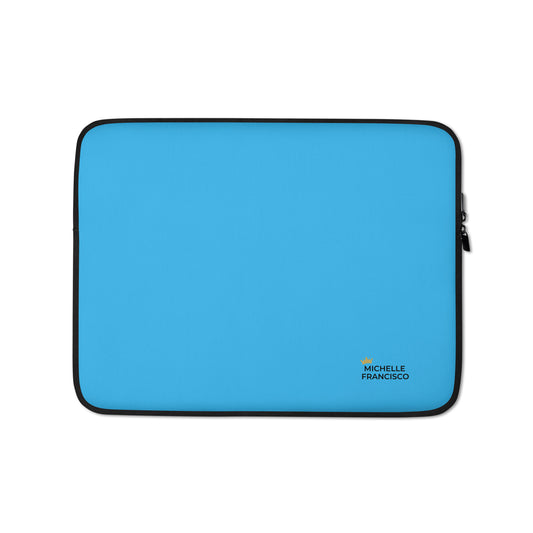 Deep Sky Blue Laptop Sleeve