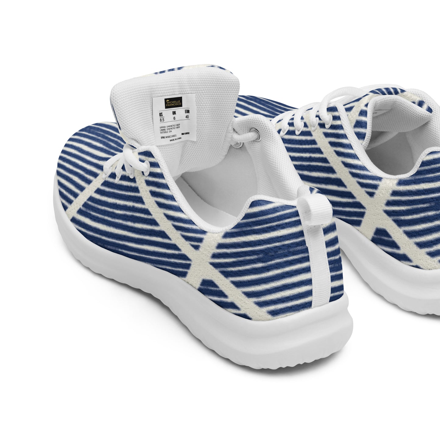 Men’s Stripes Athletic Shoes - Michelle Francisco