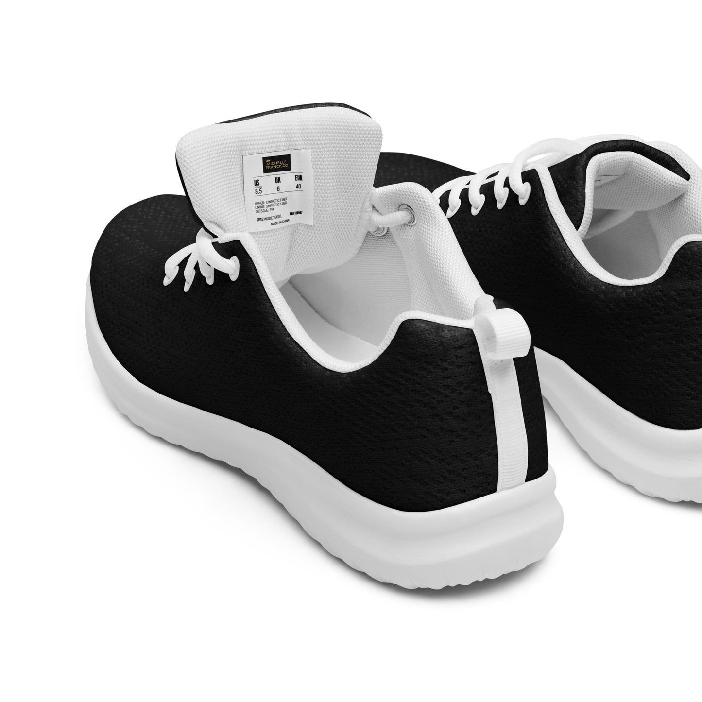 Men’s Black Athletic Shoes - Michelle Francisco