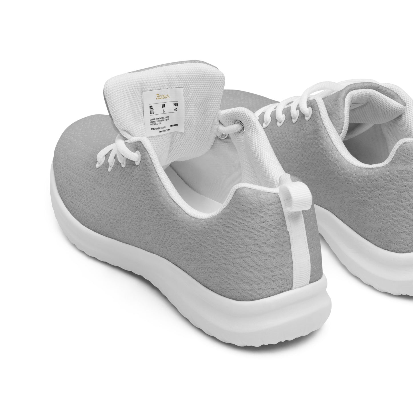 Men’s Silver Athletic Shoes