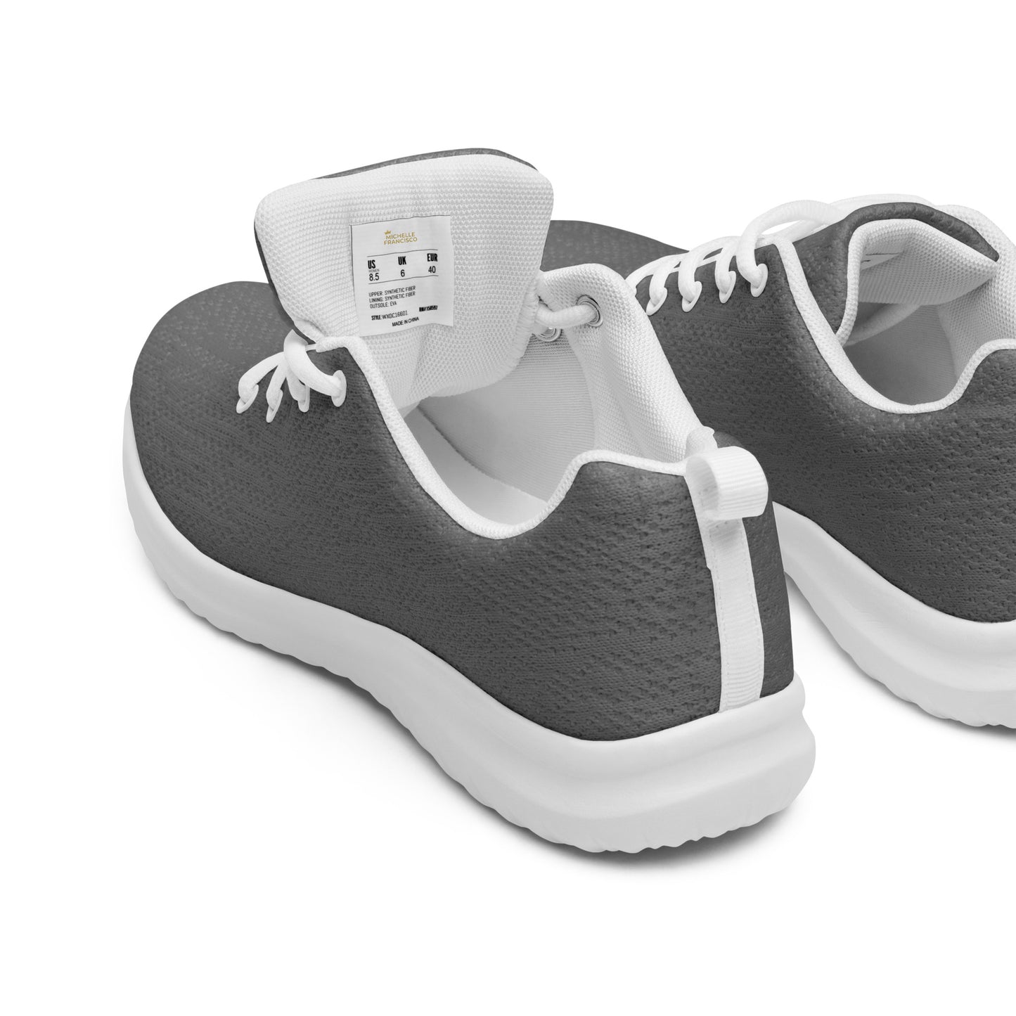 Men’s Grey Athletic Shoes - Michelle Francisco