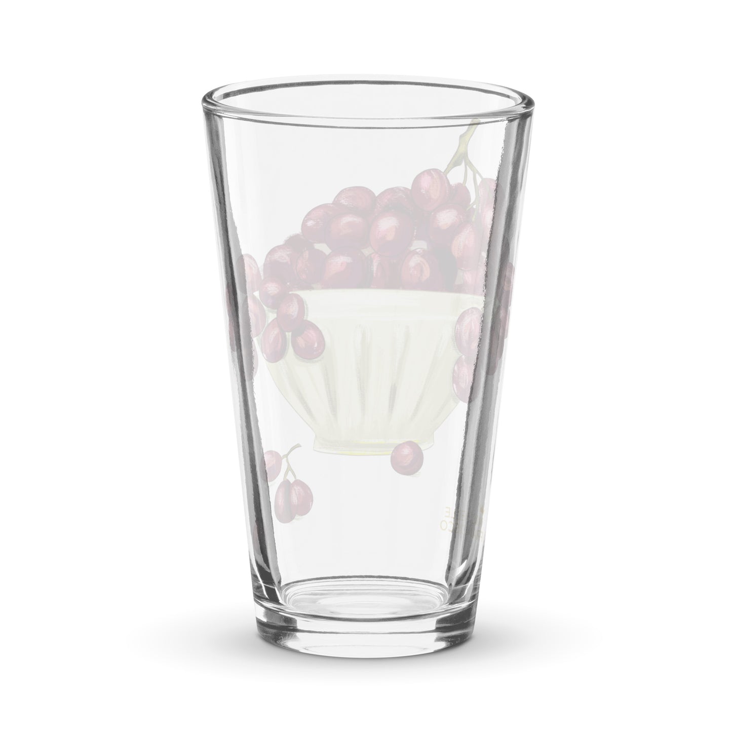Grapes Shaker Pint Glass