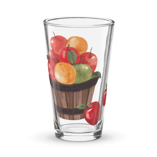 Bucket of Apples Shaker Pint Glass