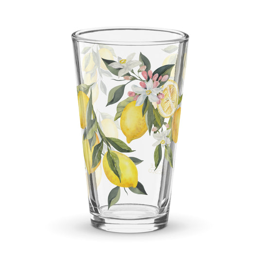 Lemons Shaker Pint Glass