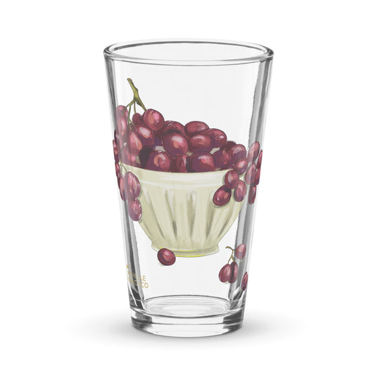 Grapes Shaker Pint Glass