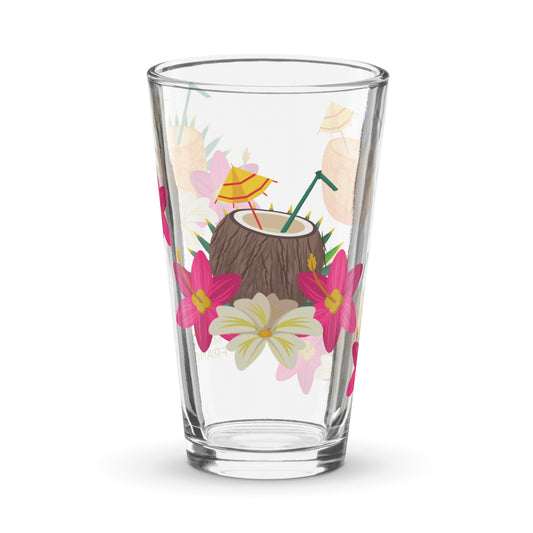 Beach Vibes Shaker Pint Glass