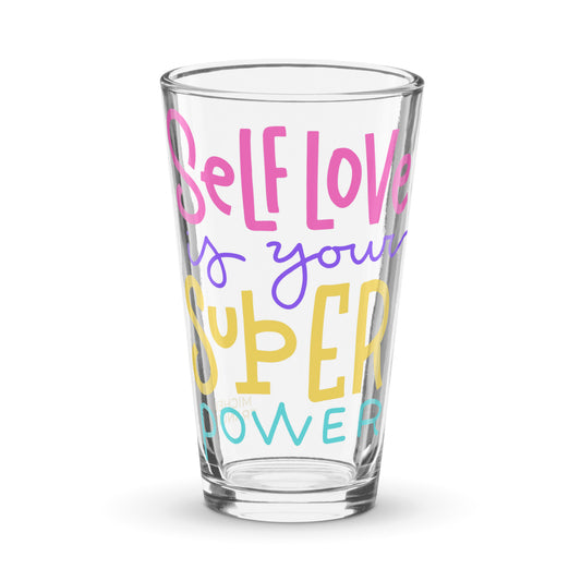Self-Love Shaker Pint Glass