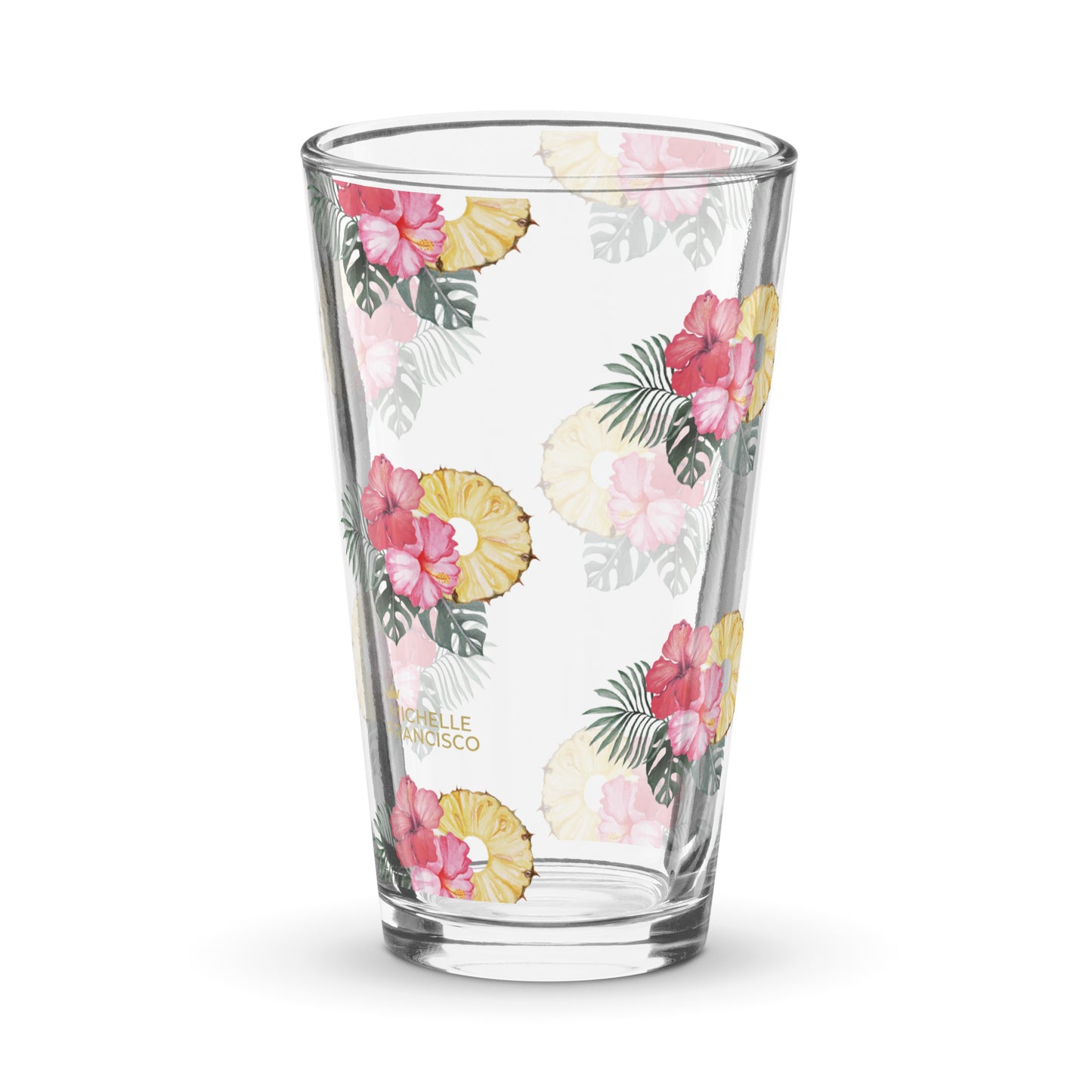 Pineapple Shaker Pint Glass