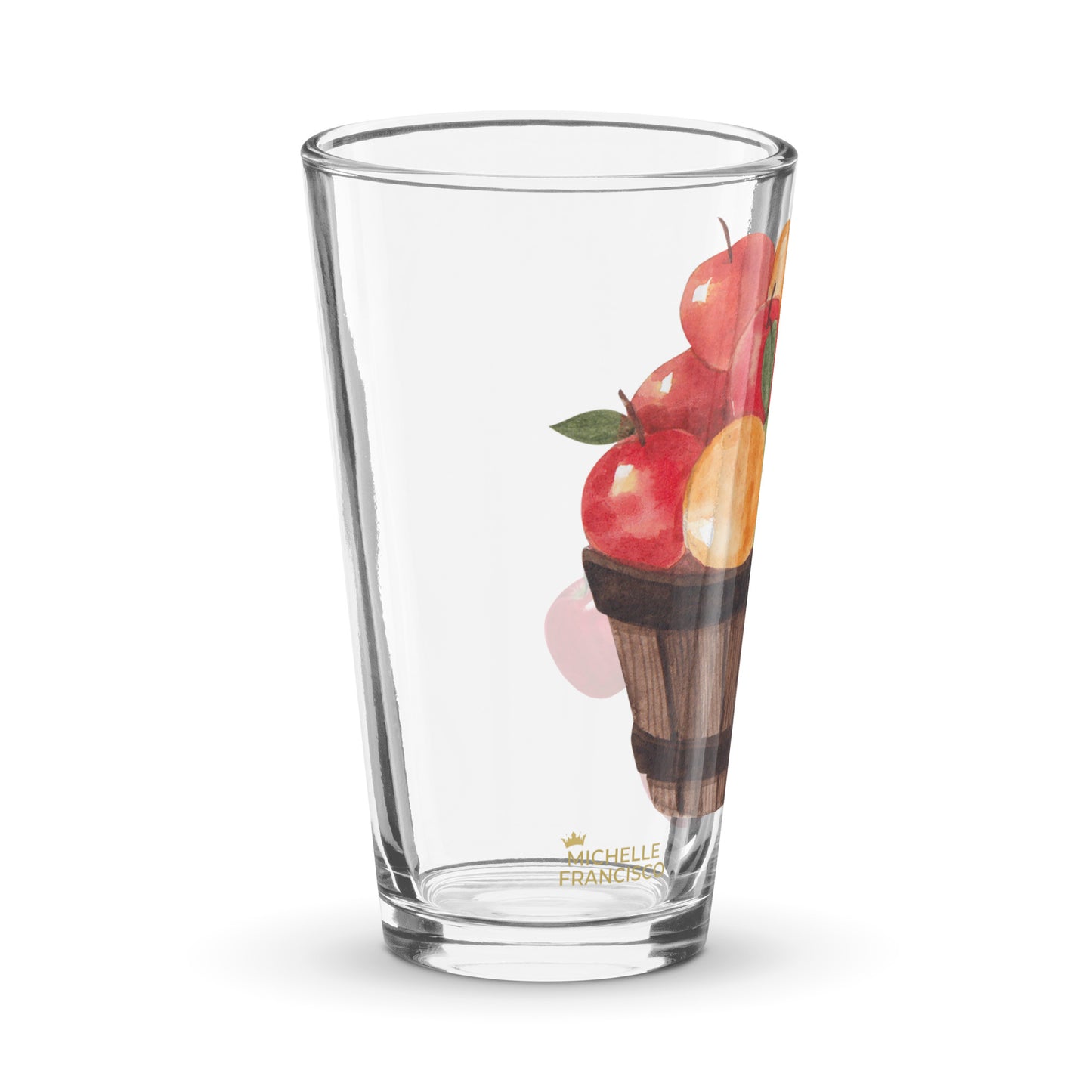 Bucket of Apples Shaker Pint Glass