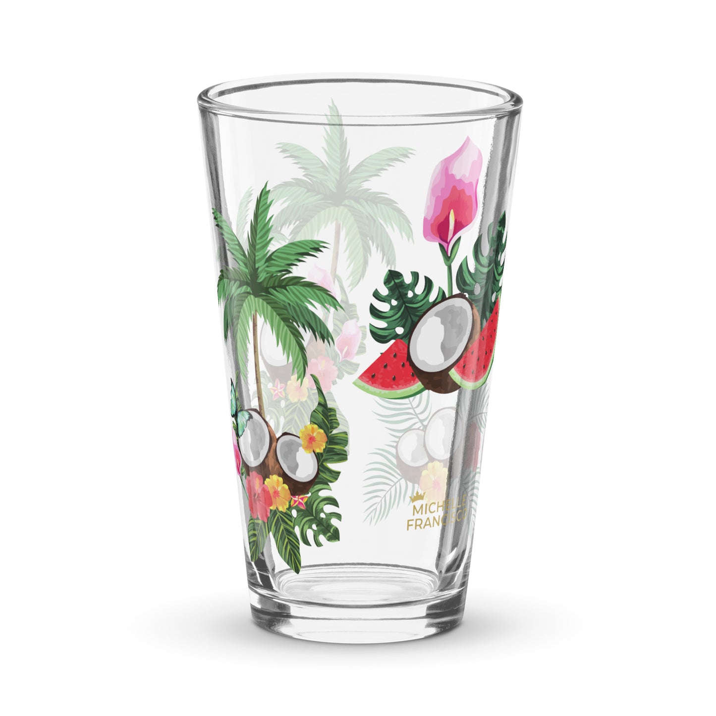 Coconut Vibes Shaker Pint Glass
