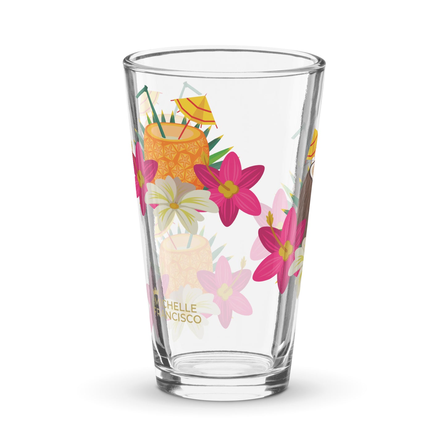 Beach Vibes Shaker Pint Glass
