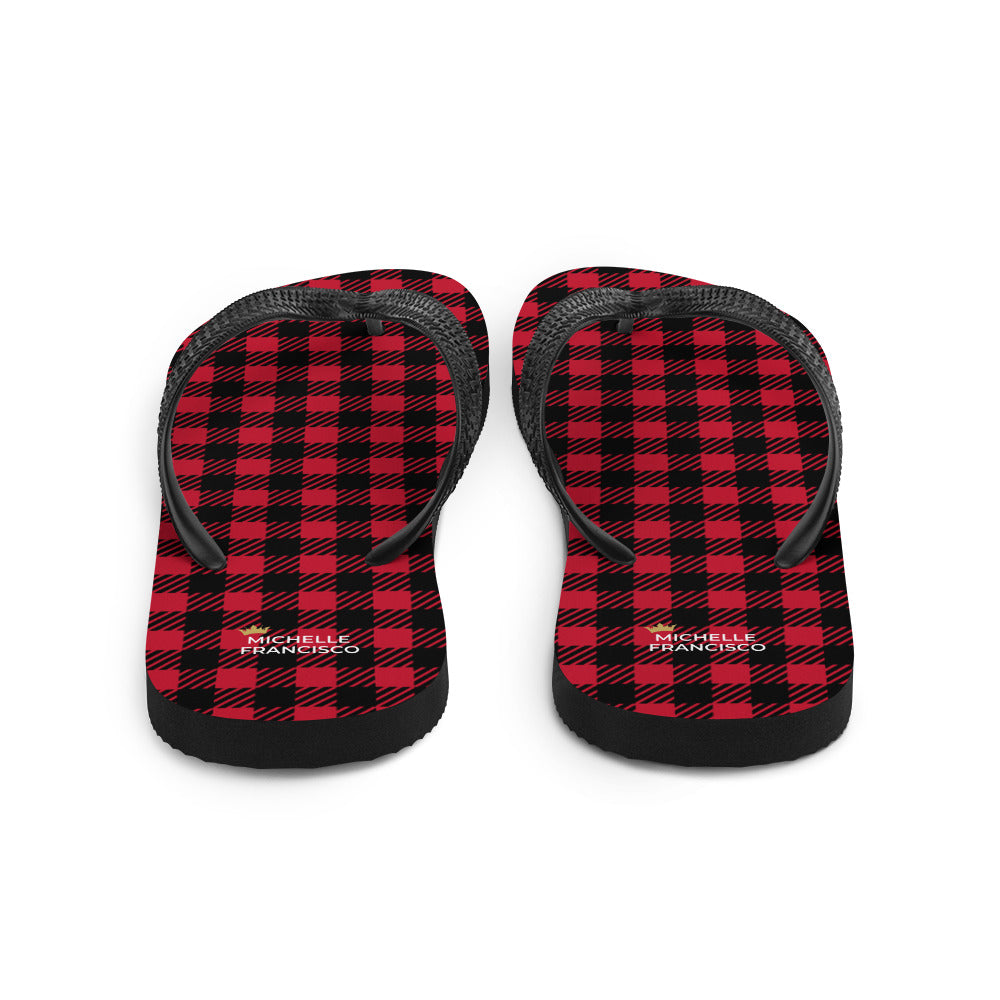 Excited For Christmas Flip-Flops