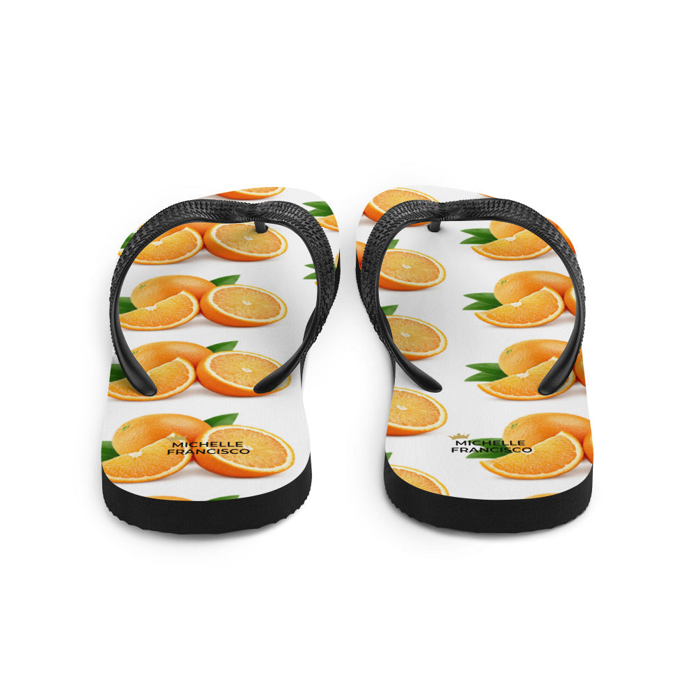 Orange Is Life Flip-Flops