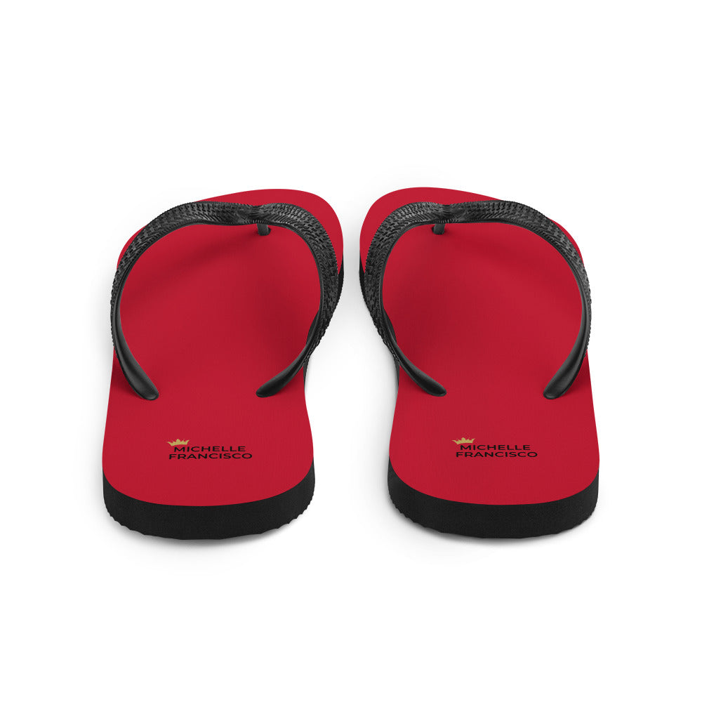 Red Flip-Flops