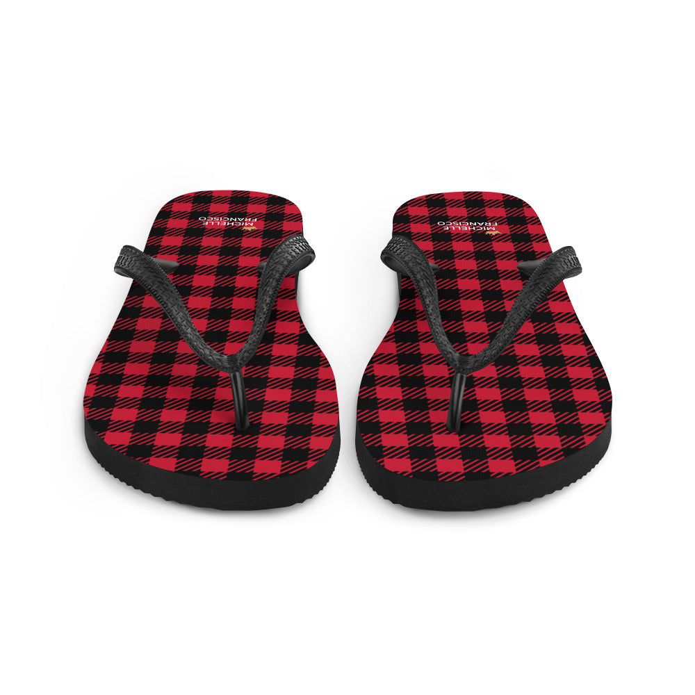 Excited For Christmas Flip-Flops
