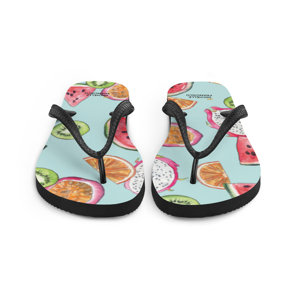 Eat Your Fruits Flip-Flops
