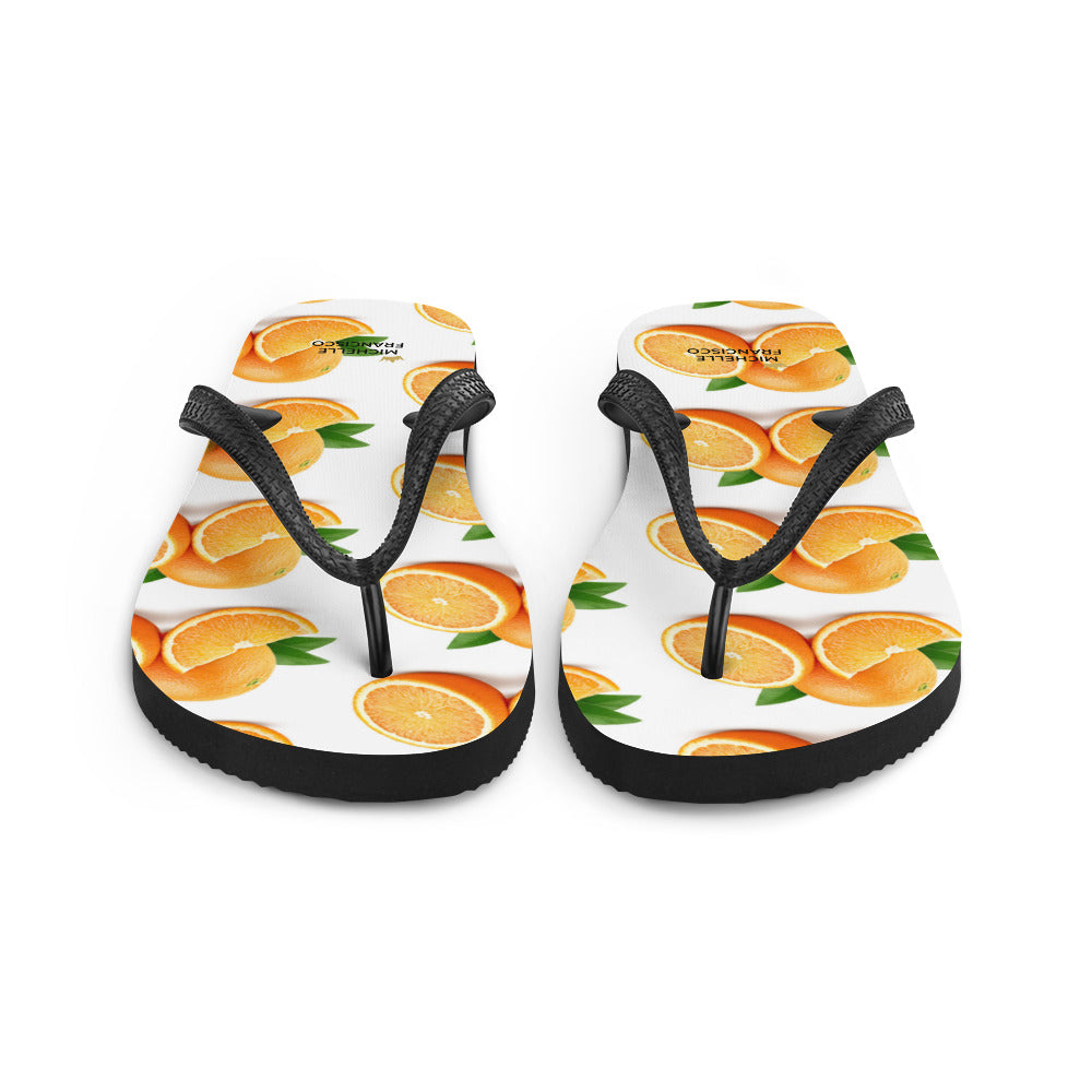 Orange Is Life Flip-Flops
